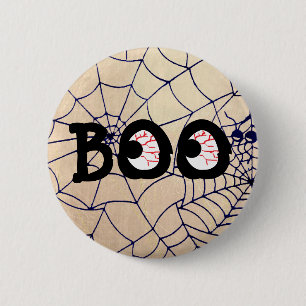 botón Halloween de los boos de sangre