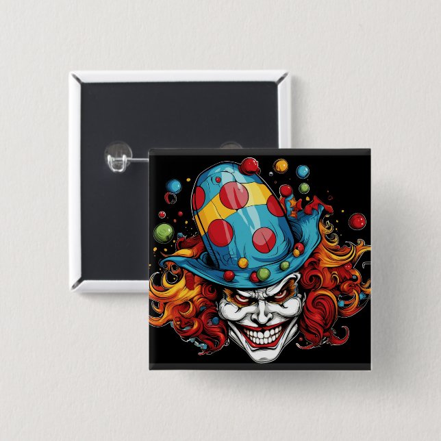 botón Halloween/Joker (Anverso y reverso)