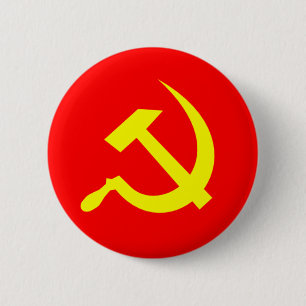 Botón Hammer and Sickle