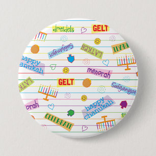 Botón Hanukkah, Fiesta Chanukah
