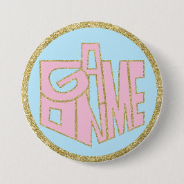 Botón Hanukkah, juego en Dreidel rosado