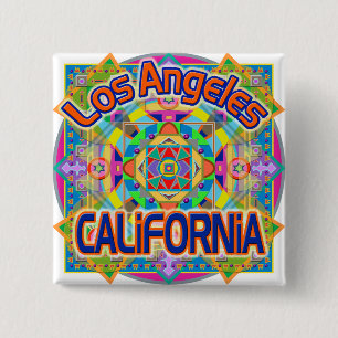 Botón Happy de Los Ángeles CALIFORNIA