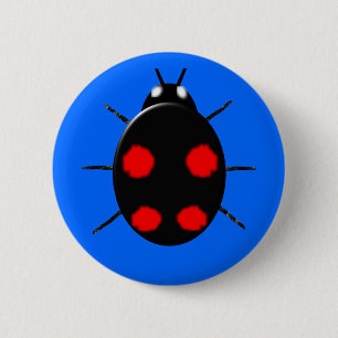 botón Harlequin Ladybird