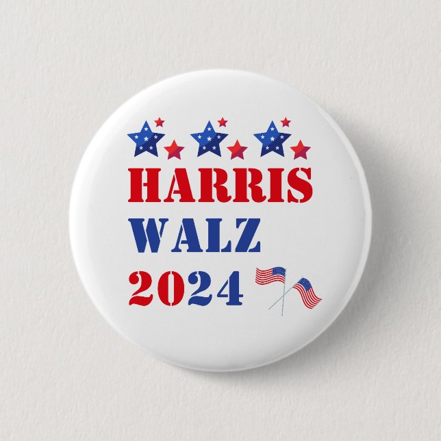 BOTÓN HARRIS WALZ 2024 (Anverso)
