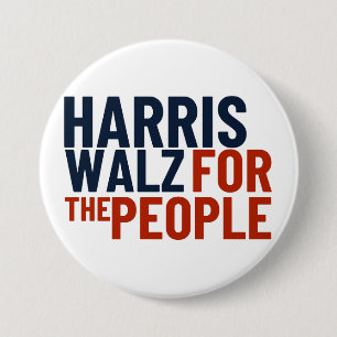 Botón Harris/Walz for the People