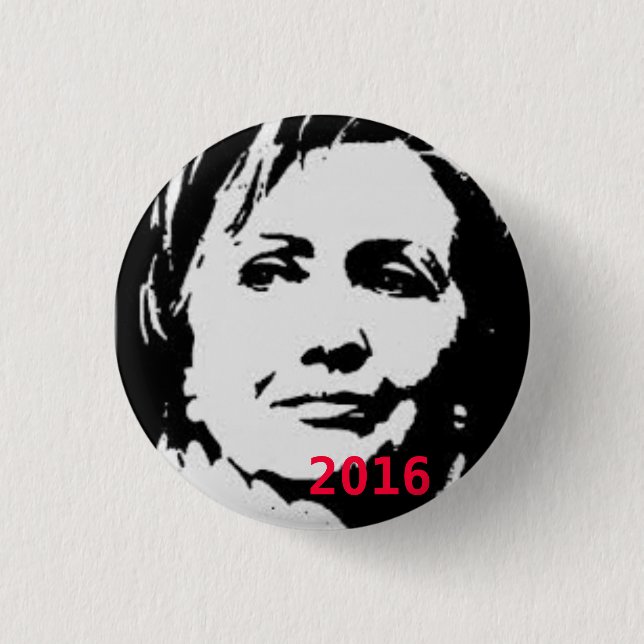 Botón Hillary for President 2016 (Anverso)