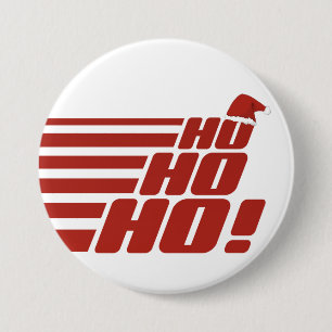 Botón Ho Ho Ho personalizado Xmas