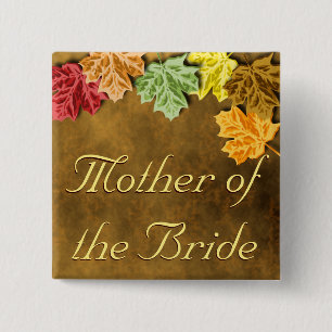 botón Hojas de otoño