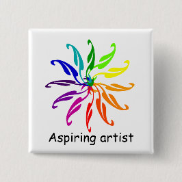 Botón - Hojas de rueda de color