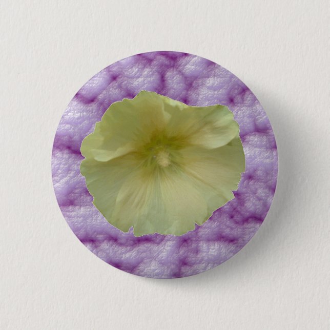 botón Hollyhock de crema (Anverso)