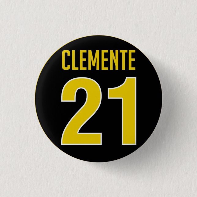 Botón honorario de Roberto Clemente (Anverso)