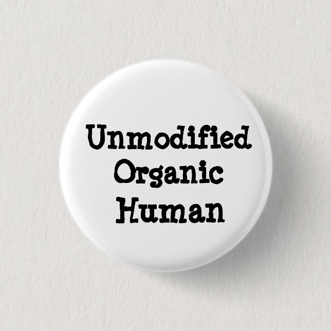 Botón humano orgánico no modificado (Anverso)