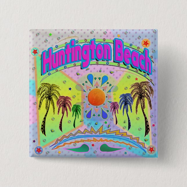 botón Huntington Beach Calm Desire (Anverso)