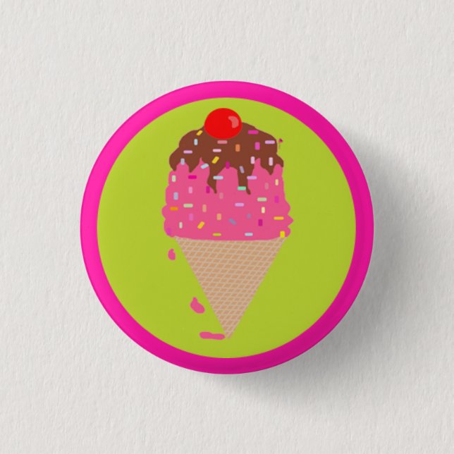 Botón Icecream Cono (Anverso)