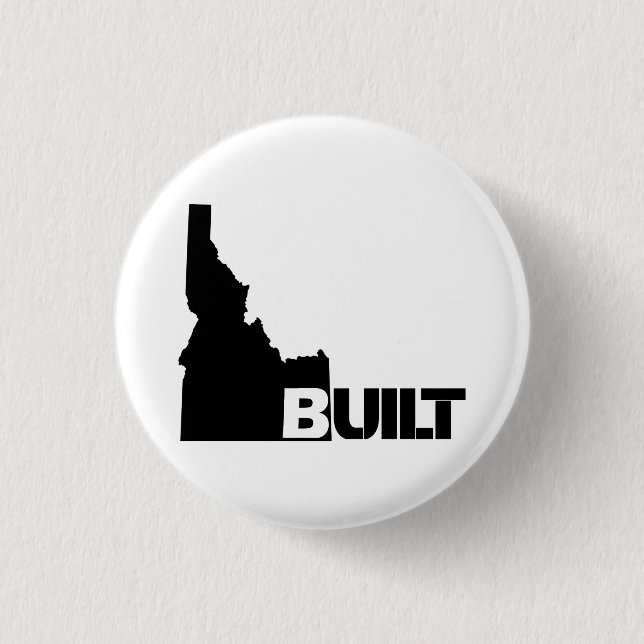 Botón Idaho construido (negro) (Anverso)