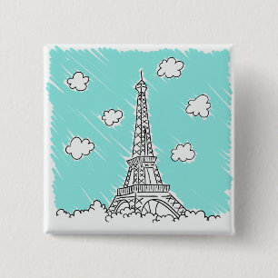botón Ilustracion de la Torre Eiffel