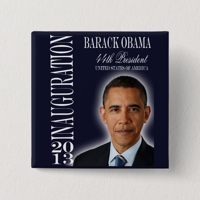 botón Inauguración de Obama 2013 (Anverso)