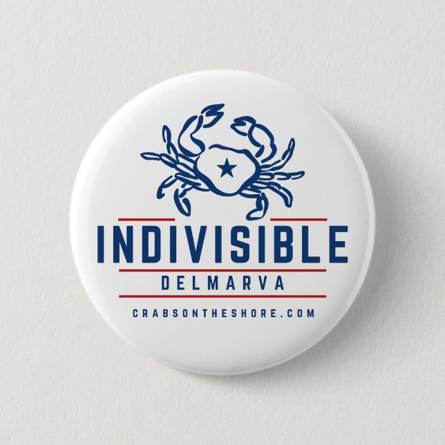 Botón indivisible DelMarVa (Anverso)
