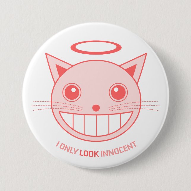 Botón inocente del gato (Anverso)