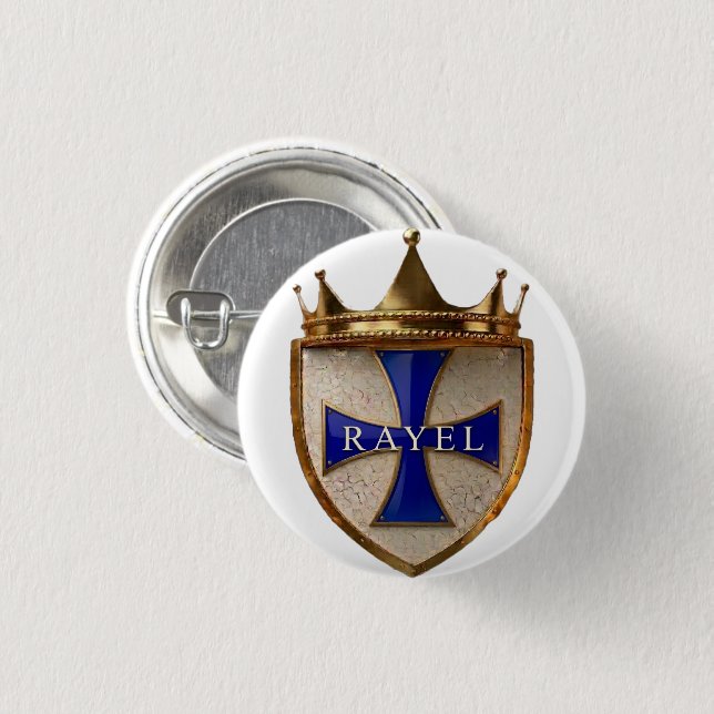 Botón / Insignia de seguidor de El Crest Blue Ray (Anverso y reverso)