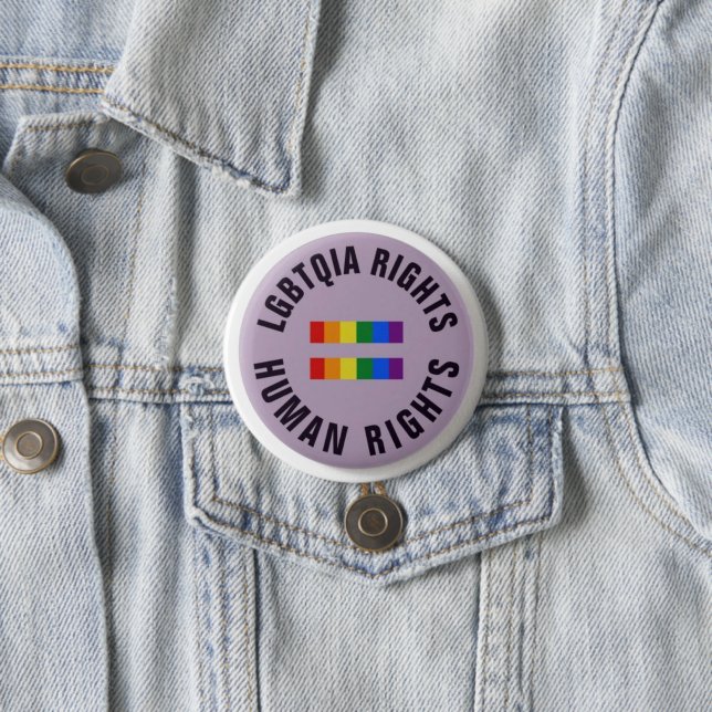 Botón Insignia - Derechos Humanos Derechos LGBTQIA (In situ)
