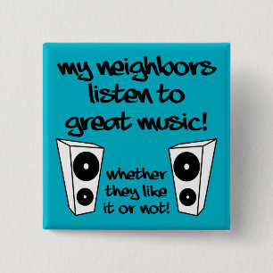 Botón Insignia Pin Divertido Para Escuchar Música 