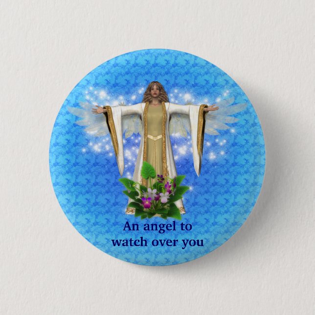 botón Inspirador Ángel de la guarda (Anverso)