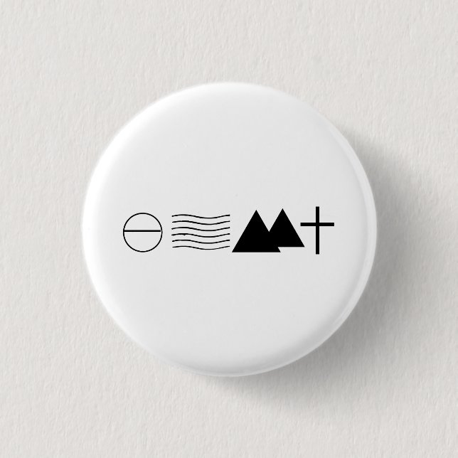 Botón inspirador del 54:10 de Isaías (Anverso)