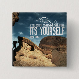 Botón inspirador del compromiso del uno mismo