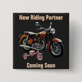 botón Invitación del bebé