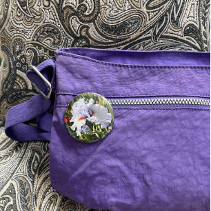 botón Iris de Lavender