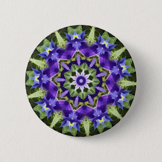 botón Iris Mandala (Anverso)