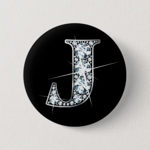 botón "J" de redondeo de diamante