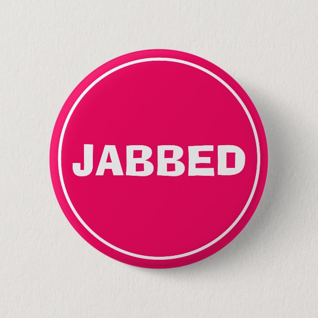 Botón Jabbed (rosa caliente) (Anverso)