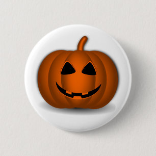 botón Jack 'O Lanter de Halloween