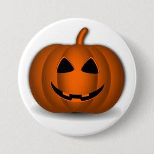 botón Jack o' Lantern Halloween
