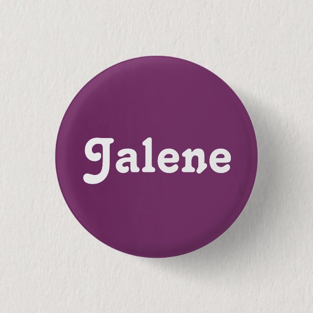 Botón Jalene (Anverso)