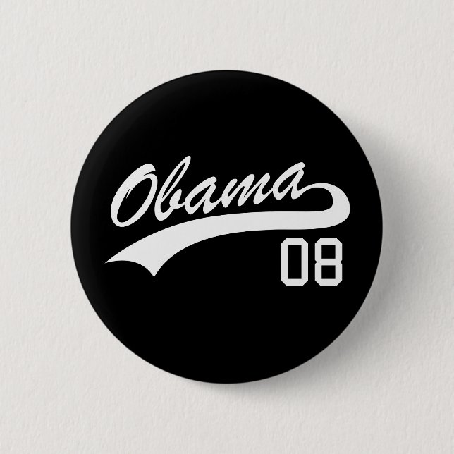 botón Jersey de Barack Obama 2008 (Anverso)