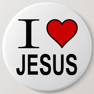 Botón Jesús Regalos de Jesús Me encanta el logo de