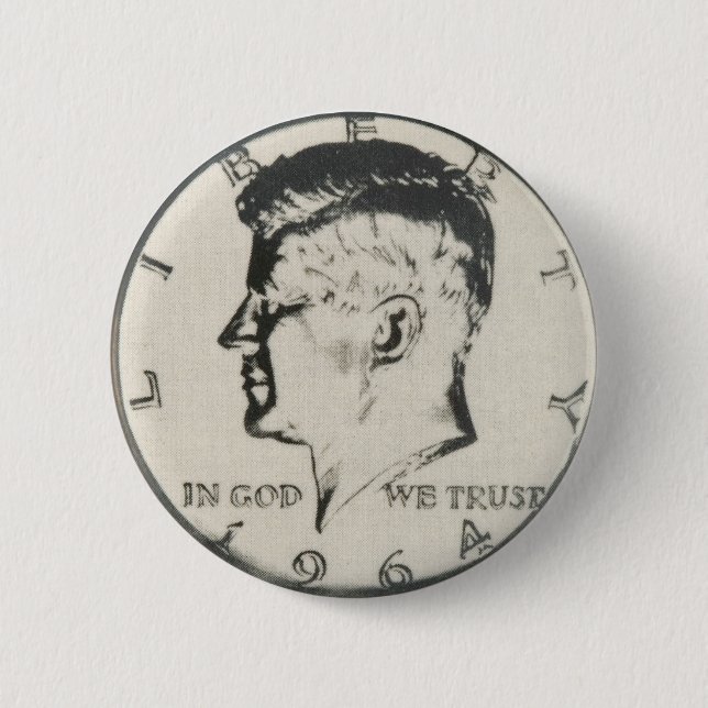 botón JFK Half Dollar (Anverso)