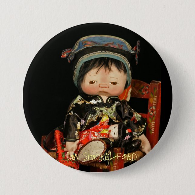 Botón Jin Jin del bebé de enero Shackelford (Anverso)