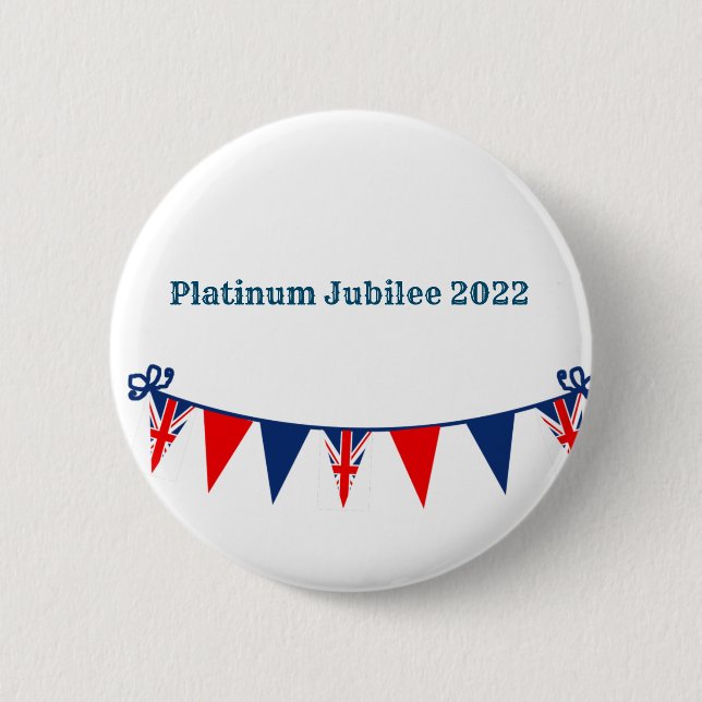 botón Jubileo Platinum 2022 (Anverso)