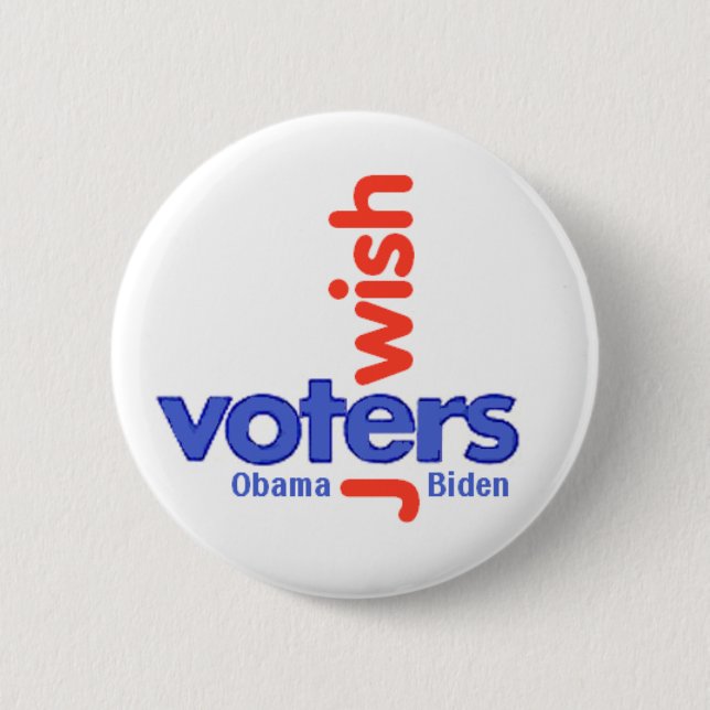 Botón JUDÍO de los VOTANTES (Anverso)