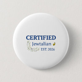 Botón Judío Italiano Certificado