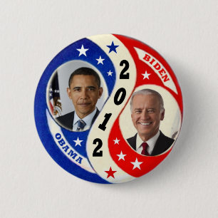 botón Jugate de Obama Biden 2012