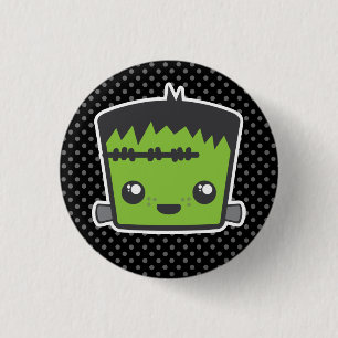 botón Kawaii Frankenstein