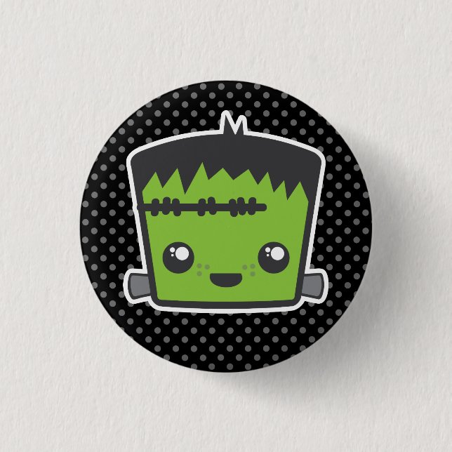 botón Kawaii Frankenstein (Anverso)