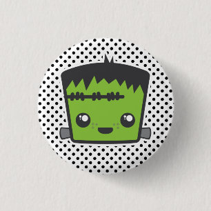 botón Kawaii Frankenstein