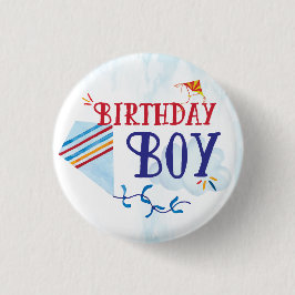 Botón Kite Birday Boy