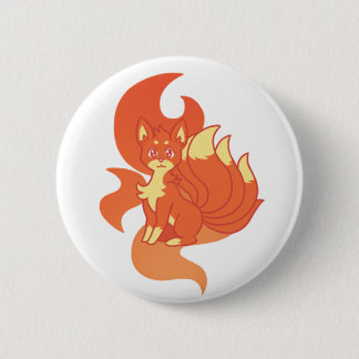 Botón kitsune de fuego abrasador